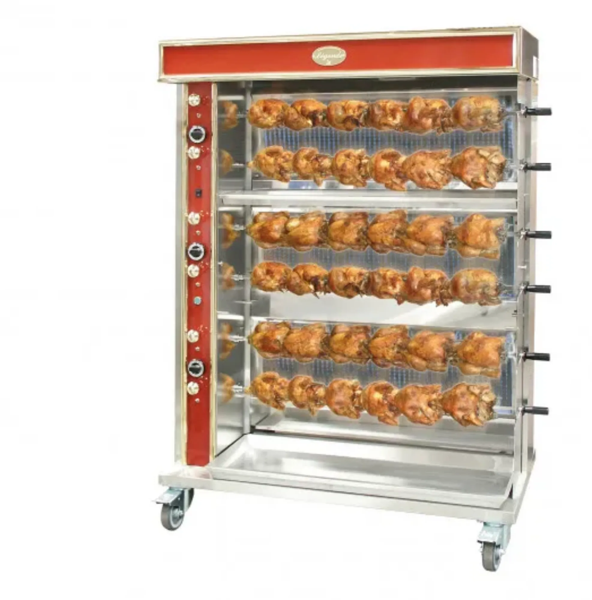 Picture of Inotech Legend ITL38 (Wide) Wall Of Flame Rotisserie 8 Spit - ITL38