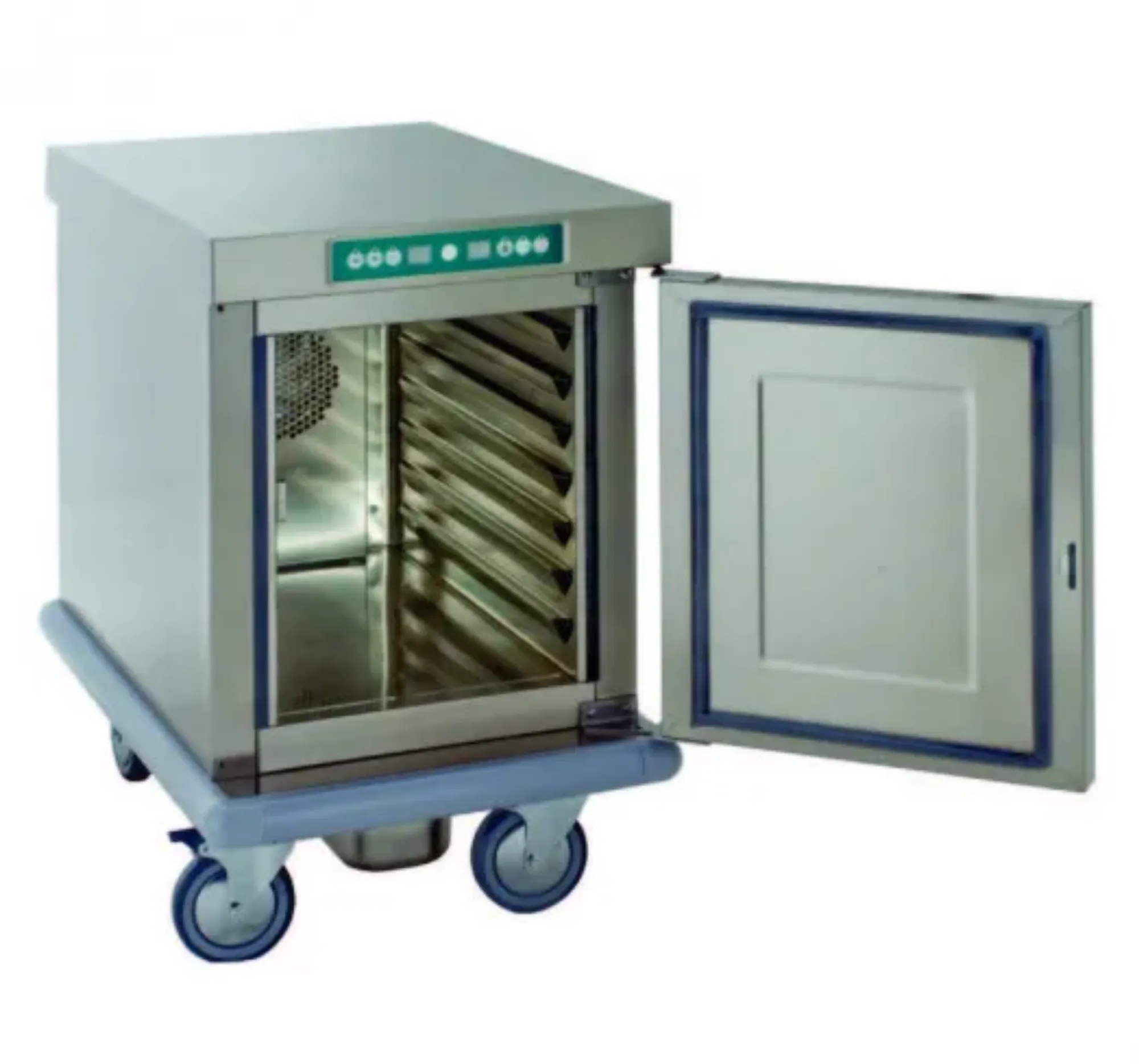 Picture of Emainox 7 X 2/1Gn Mobile Undercounter Fan Assisted Heated Holding Cabinet - With Humidity - 8110111