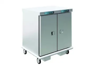 Picture of Emainox 26 X 1/1Gn Mobile Fan Assisted Heated Holding Cabinet - With Humidity