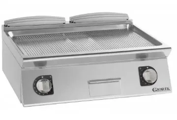 Picture of Giorik FFE741TCRX Electric Griddle - Ribbed Plate
