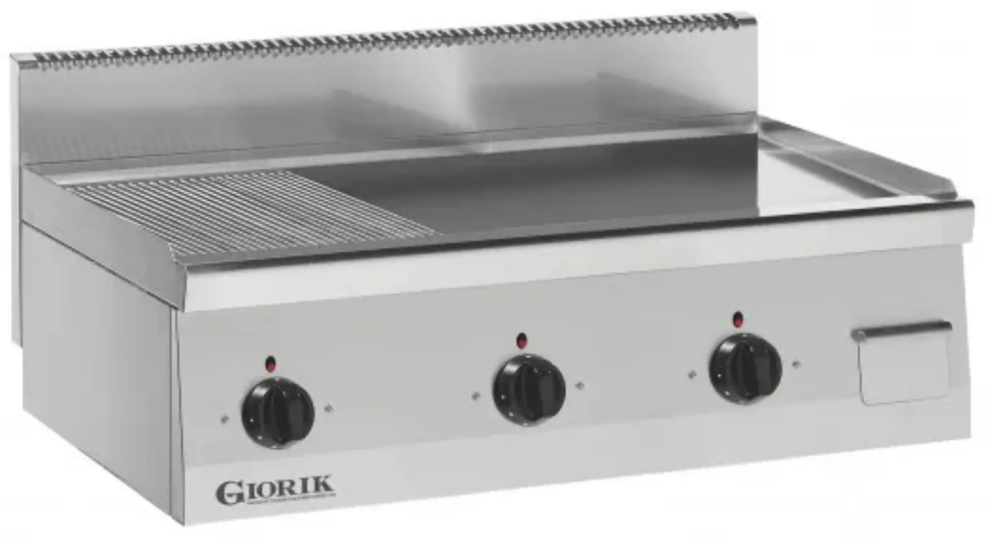 Picture of Giorik Snack 60 LGE6963X Slimline Electric Griddle - 1/3 Ribbed + 2/3 Smooth - LGE6963X