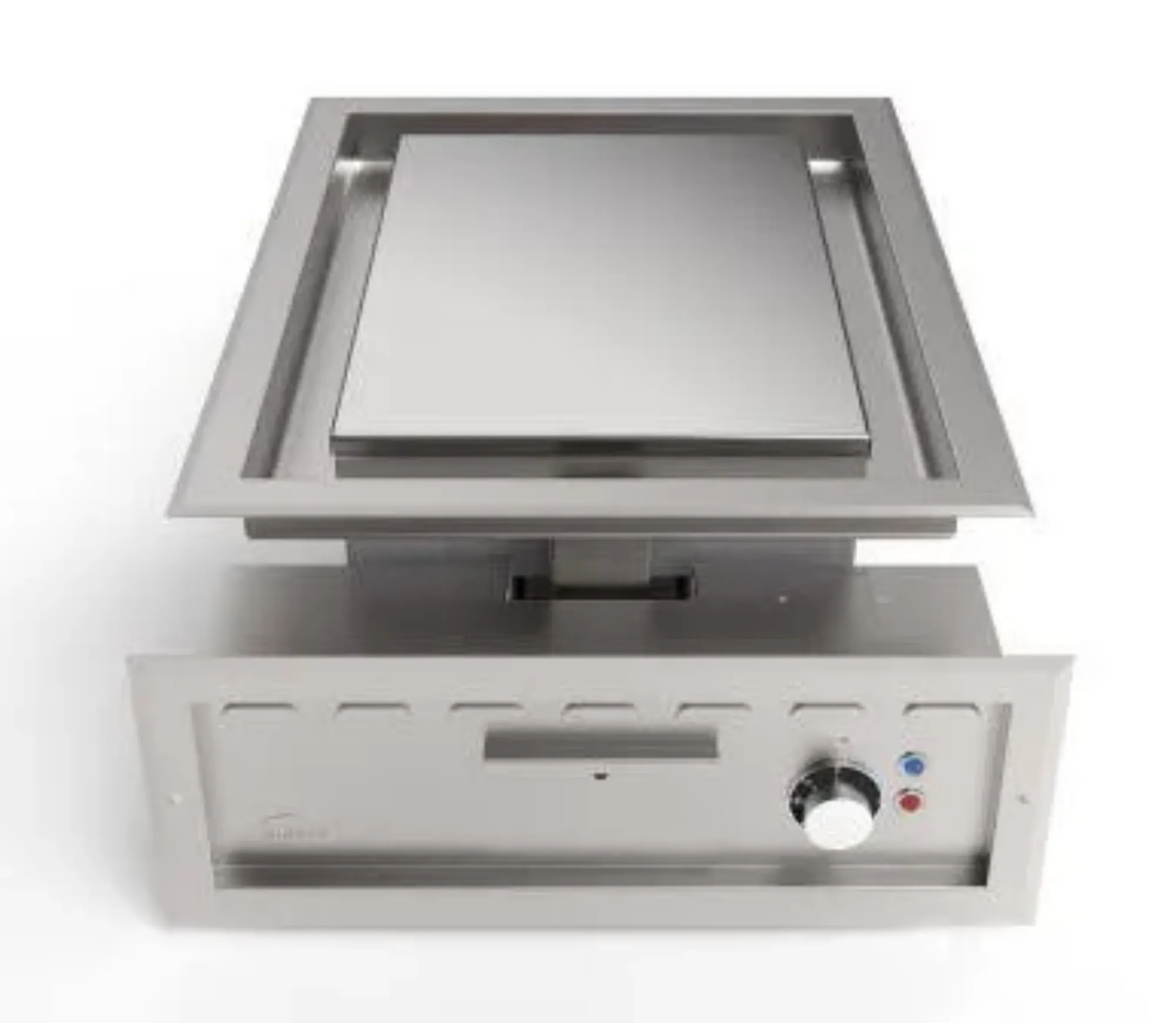 Picture of Mirror M4E Di Drop In Heavy Duty Electric Chrome Griddle/Plancha - M4EDI