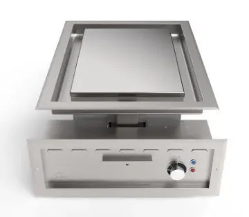 Picture of Mirror M4E Di Drop In Heavy Duty Electric Chrome Griddle/Plancha
