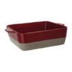 Picture of Olympia Red And Taupe Ceramic Roasting Dish 4.2Ltr - DB527