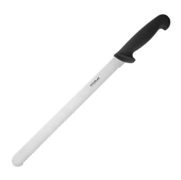 Picture of Hygiplas Serrated Slicer Black 30cm