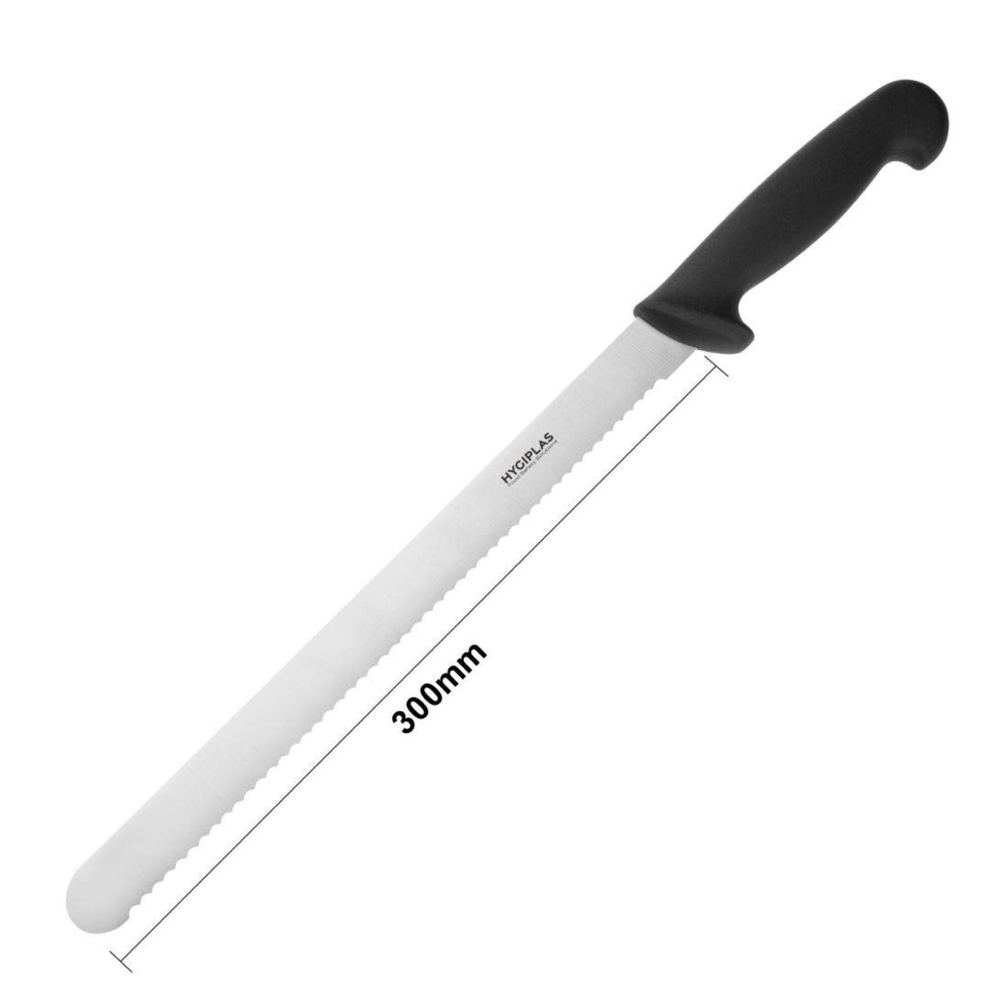 Picture of Hygiplas Serrated Slicer Black 30cm