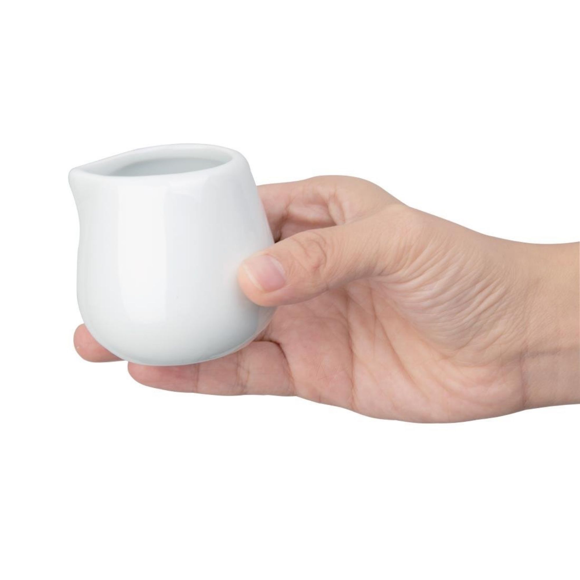 Picture of Olympia Whiteware Compact Jugs 85ml (Pack of 12)