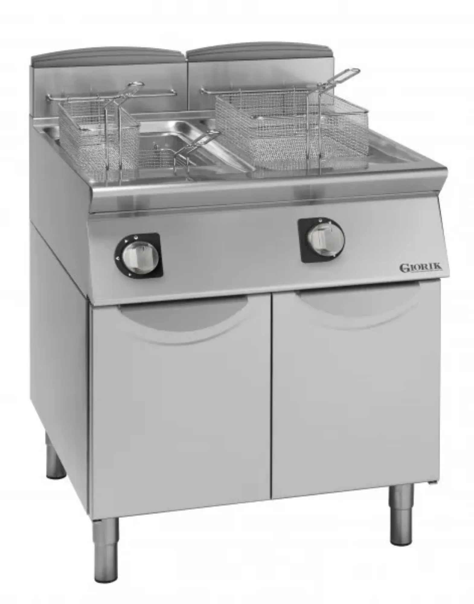 Picture of Giorik FG7817P 17+17 Ltr Twin Tank Gas Fryer - Open Fry Pot - FG7817P