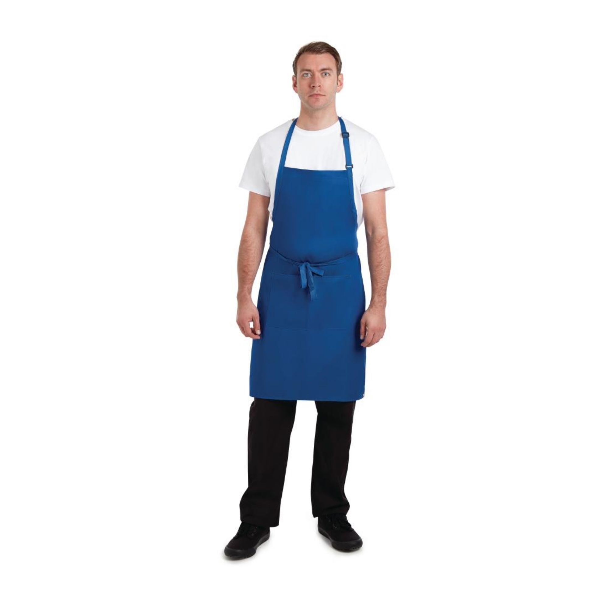 Picture of Chef Works Butchers Bib Apron Royal Blue