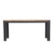 Picture of Bolero Rectangular Steel and Acacia Benches 1000mm (Pack of 2) - DS154