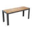 Picture of Bolero Rectangular Steel and Acacia Benches 1000mm (Pack of 2) - DS154