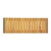 Picture of Bolero Rectangular Steel and Acacia Benches 1000mm (Pack of 2) - DS154