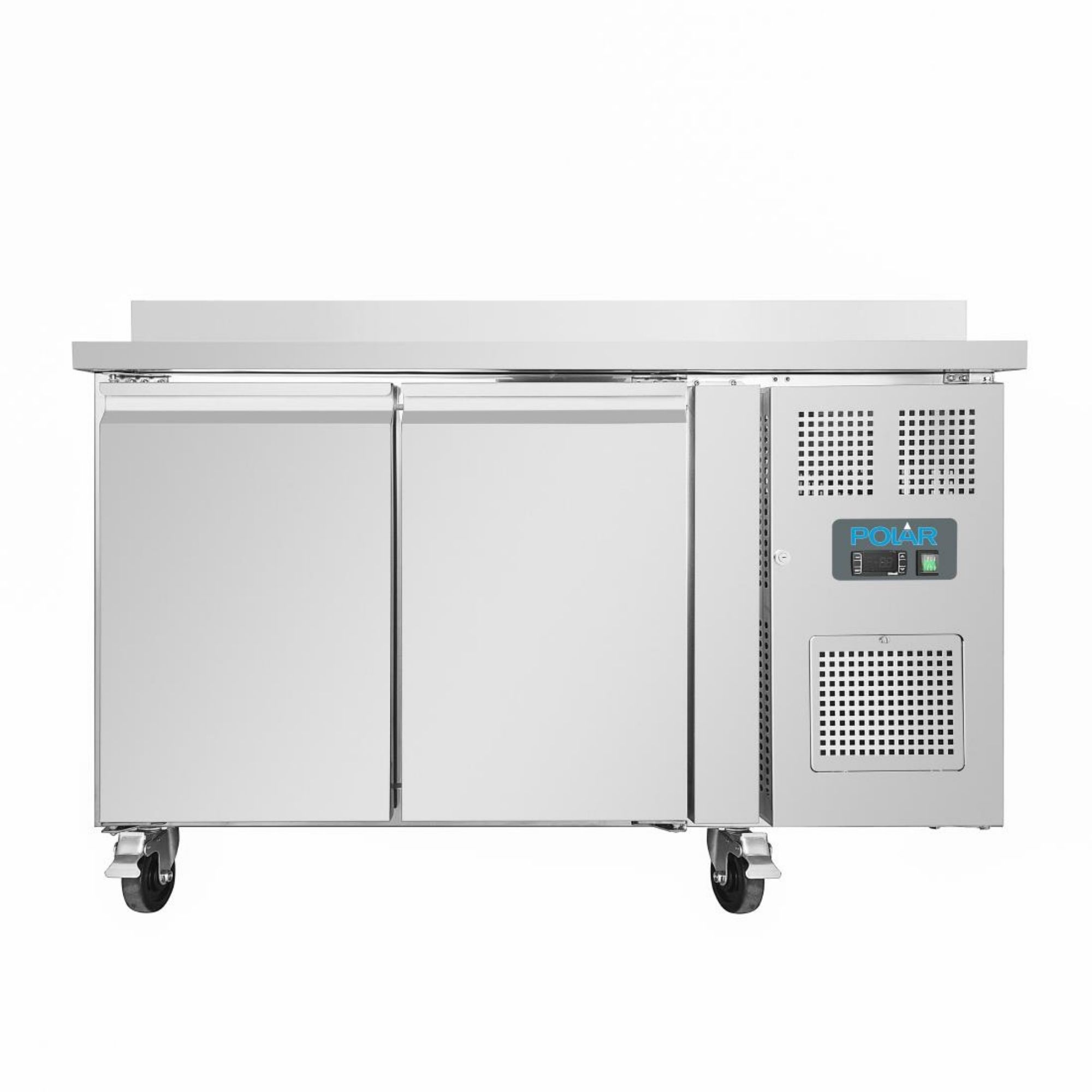 Picture of Polar U-Series Double Door Counter Freezer with Upstand 282Ltr