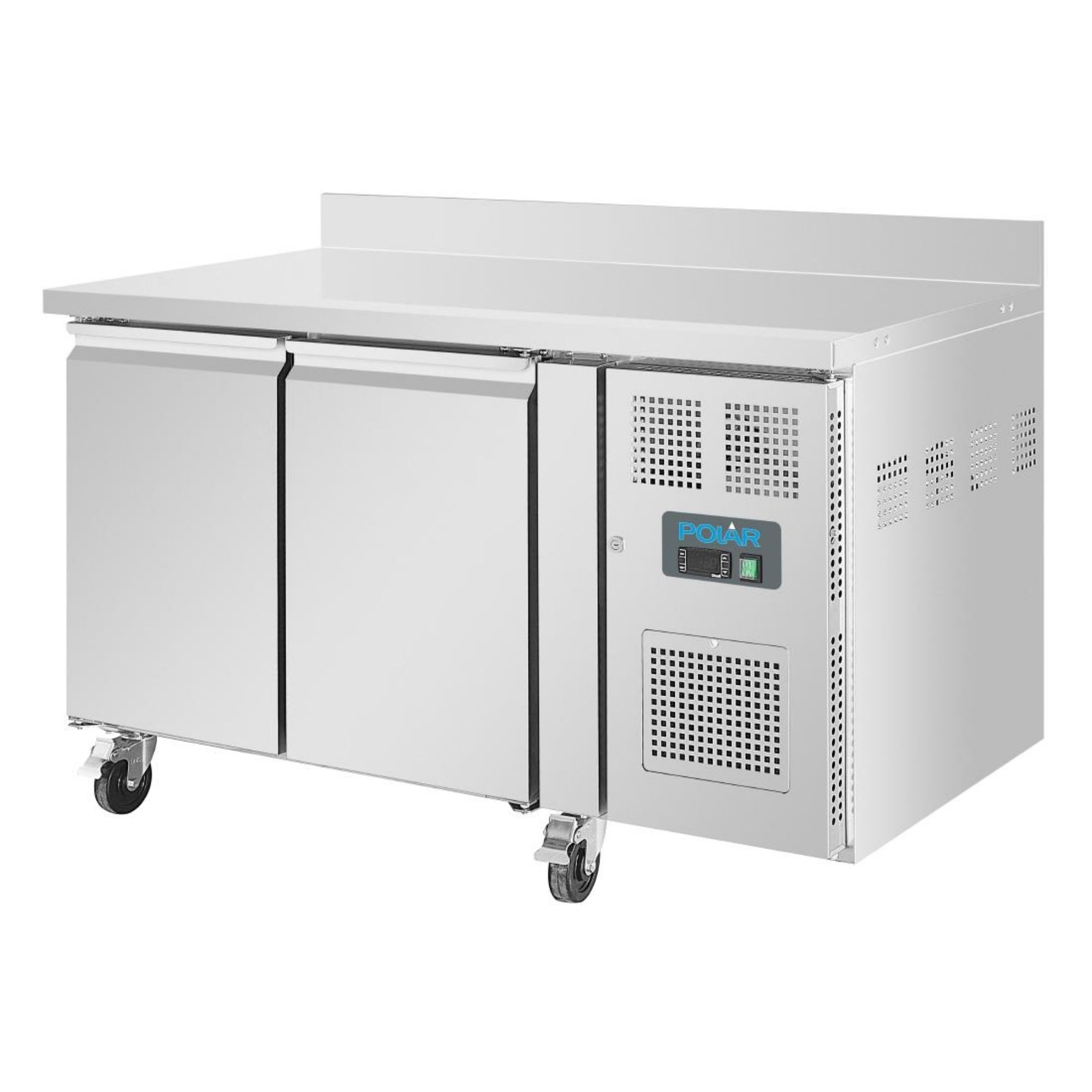 Picture of Polar U-Series Double Door Counter Freezer with Upstand 282Ltr