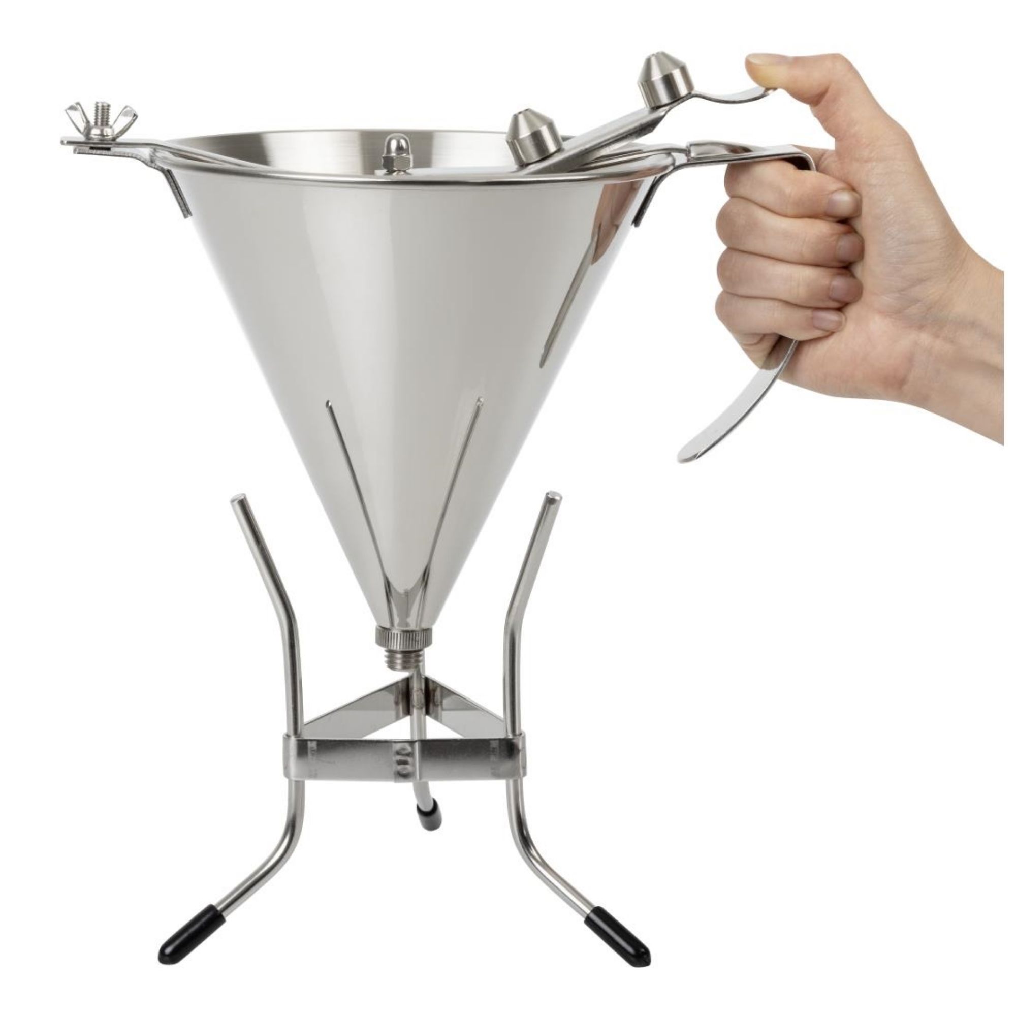 Picture of De Buyer Stainless Steel Automatic Piston Funnel 1.5ltr