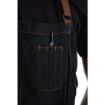 Picture of Chef Works Urban Memphis Bib Apron Indigo - B721
