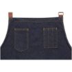 Picture of Chef Works Urban Memphis Bib Apron Indigo - B721