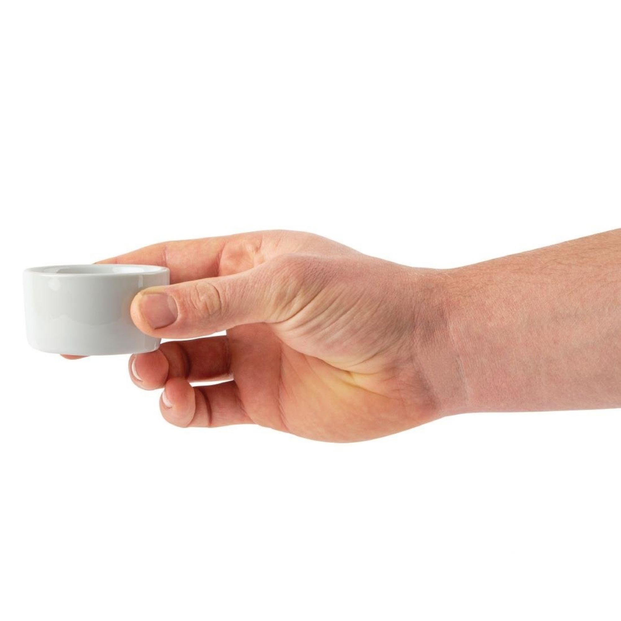 Picture of Olympia Whiteware Butter Dish 62mm (Pack of 12)