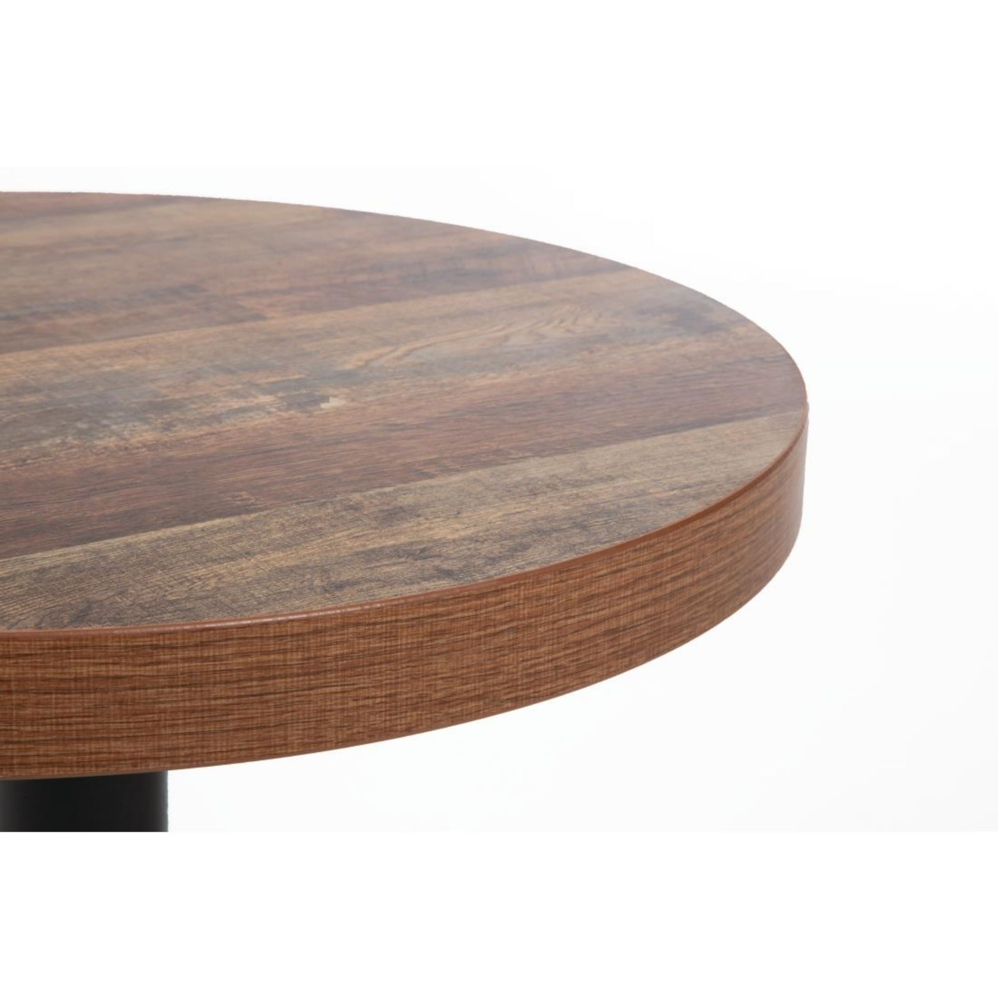 Picture of Bolero Pre-Drilled Round Table Top Urban Dark 600mm