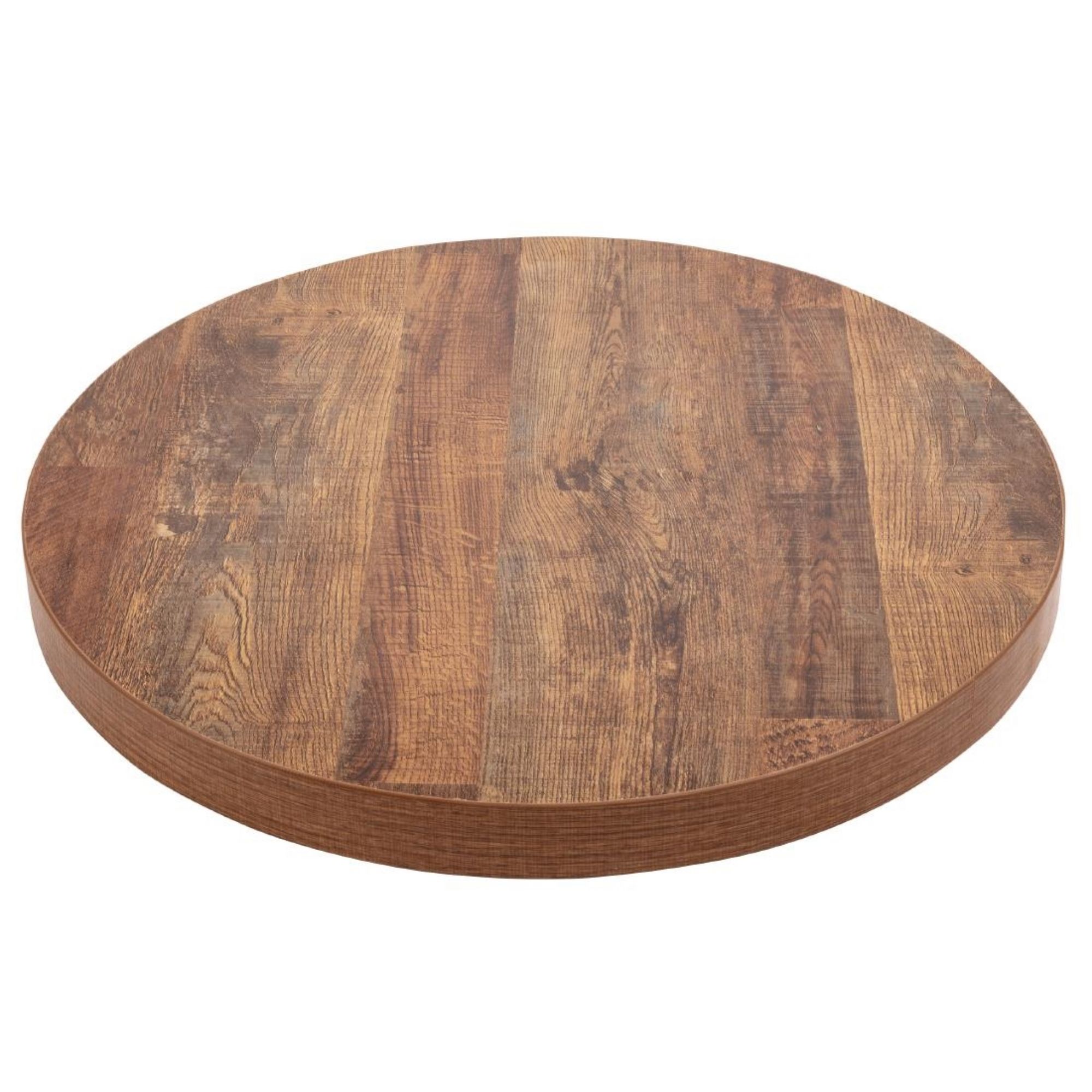 Picture of Bolero Pre-Drilled Round Table Top Urban Dark 600mm