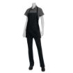 Picture of Chef Works Three Pocket Bib Apron Black - B691