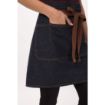 Picture of Chef Works Urban Memphis Half Bistro Apron Indigo - B588