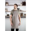 Picture of Southside Cotton Canvas Bib Apron Washed Grey - BB687