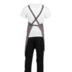 Picture of Southside Cotton Canvas Bib Apron Washed Grey - BB687