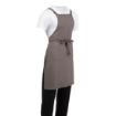 Picture of Southside Cotton Canvas Bib Apron Washed Grey - BB687