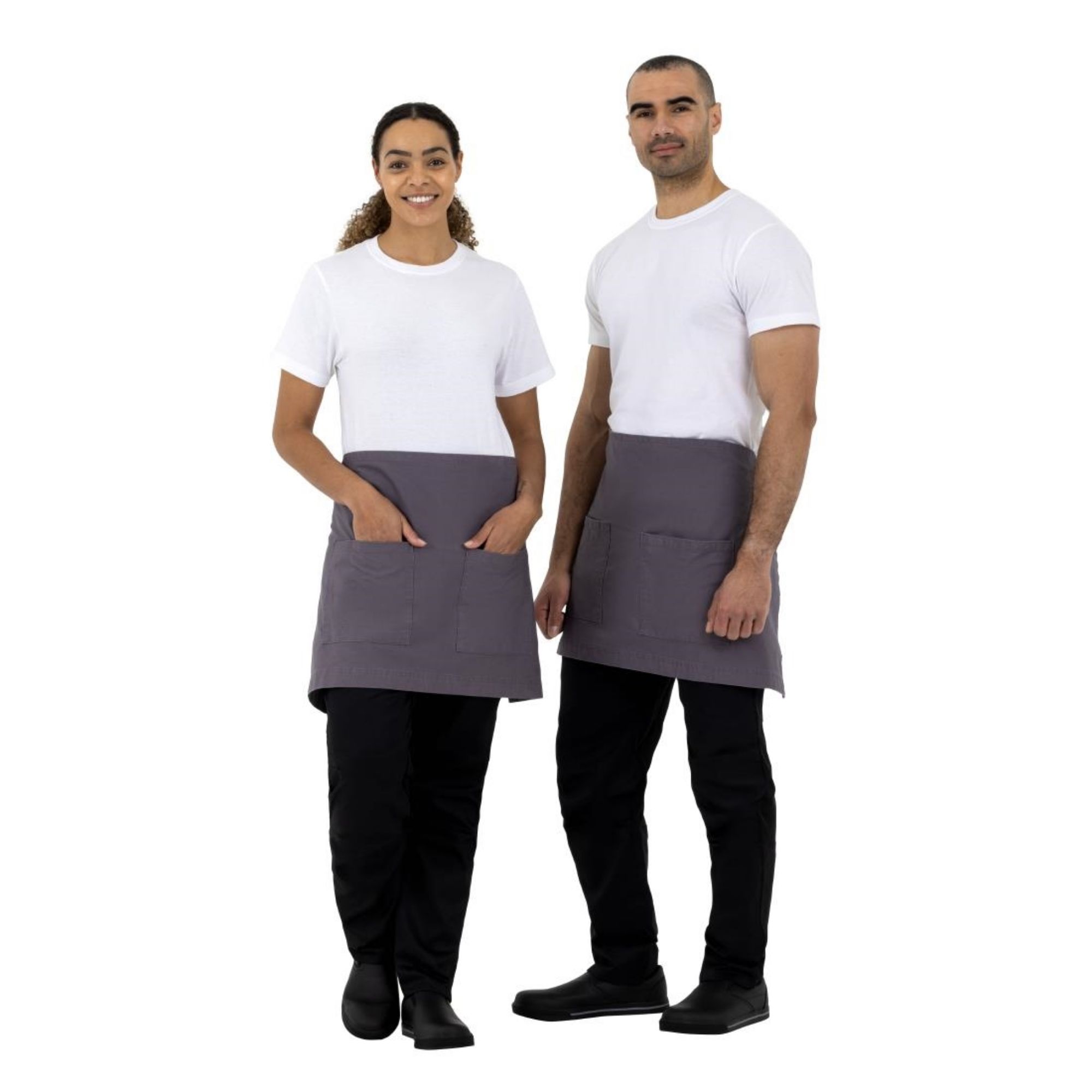 Picture of Southside Cotton Canvas Waist Apron Grey