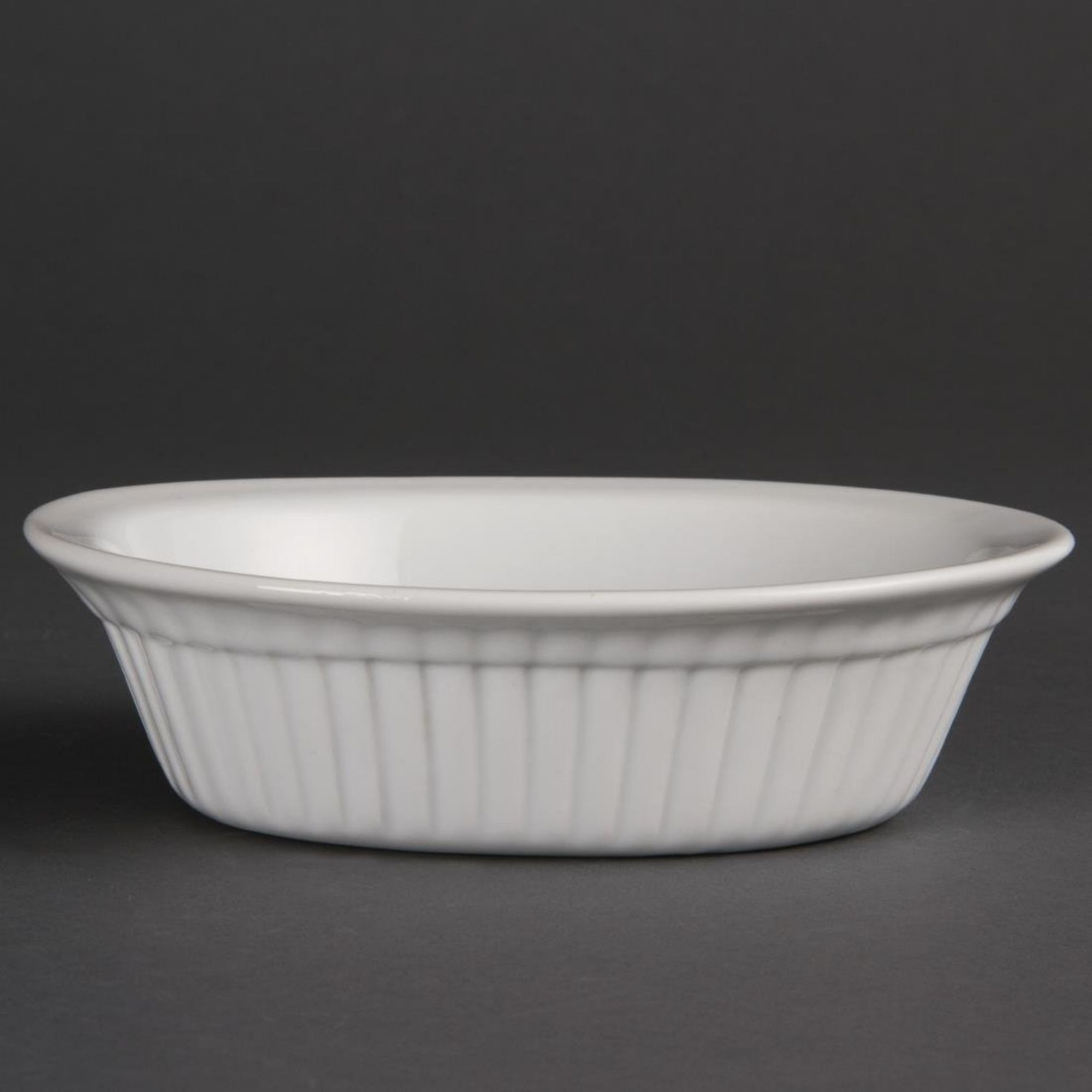 Picture of Olympia Whiteware Oval Pie Dishes 170mm (Pack of 6)