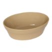 Picture of Olympia Stoneware Oval Pie Bowls 161 x 116mm (Pack of 6) - C108