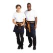 Picture of Southside Waist Apron Denim Blue Tan Ties - BB465