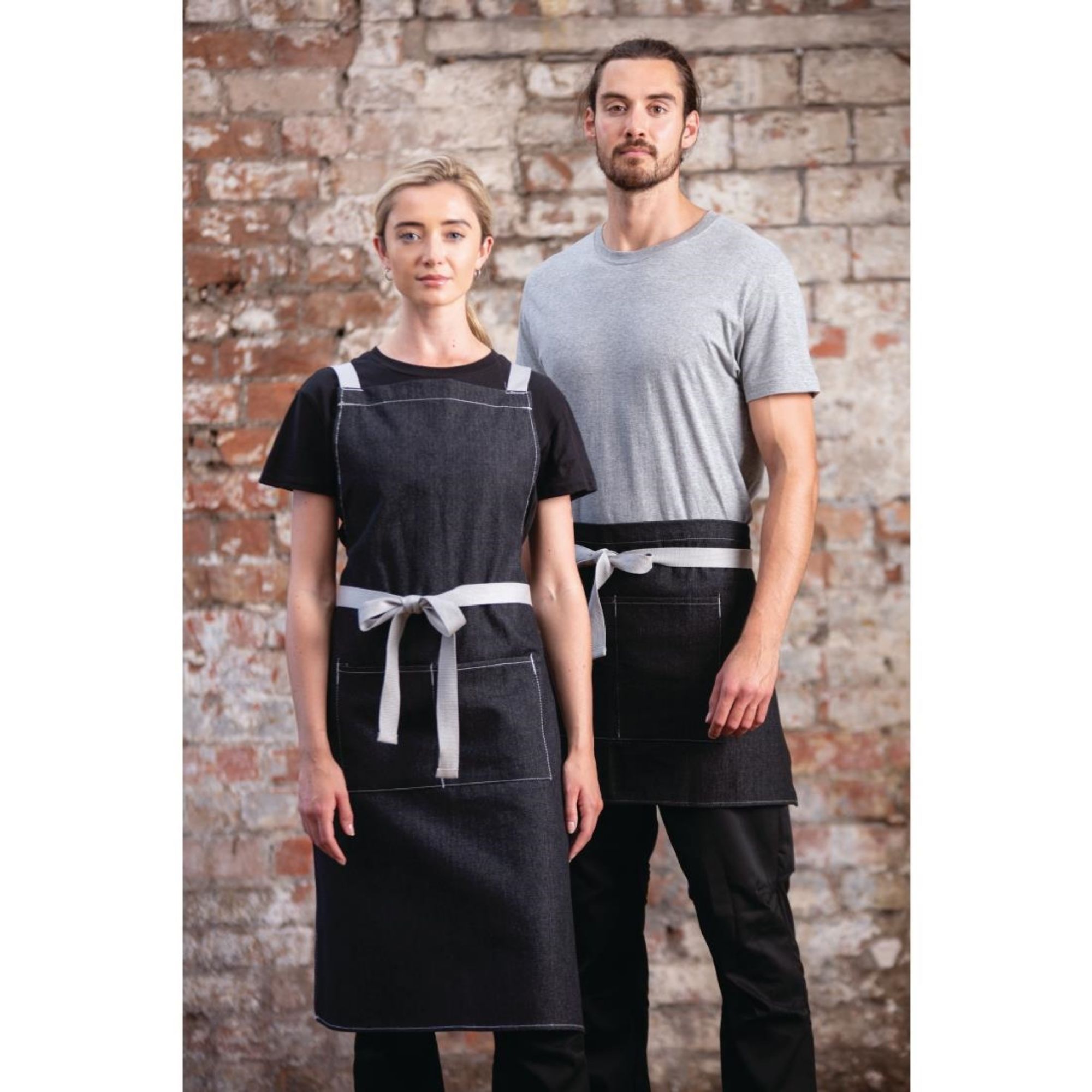 Picture of Southside Waist Apron Denim Black 760mm - B995