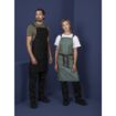 Picture of Southside Linen Blend Bib Apron Black - BB691