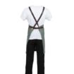 Picture of Southside Linen Blend Bib Apron Forest Green - BB690