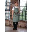 Picture of Southside Linen Blend Bib Apron Forest Green - BB690