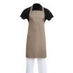 Picture of Whites Polycotton Bib Apron Tan - B429