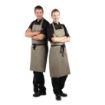 Picture of Whites Polycotton Bib Apron Olive - B427