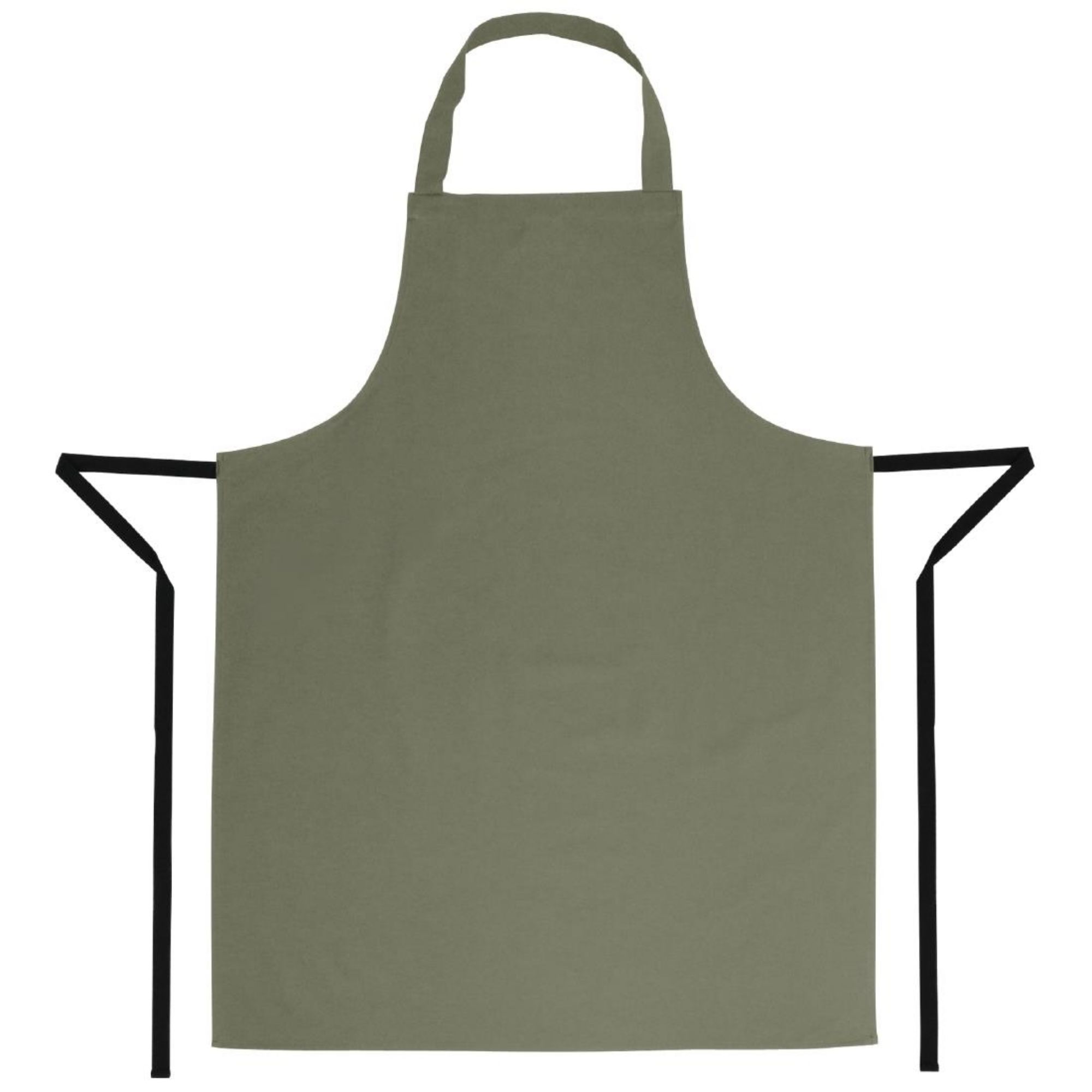Picture of Whites Polycotton Bib Apron Olive