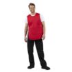 Picture of Whites Tabard With Pocket Red - B042