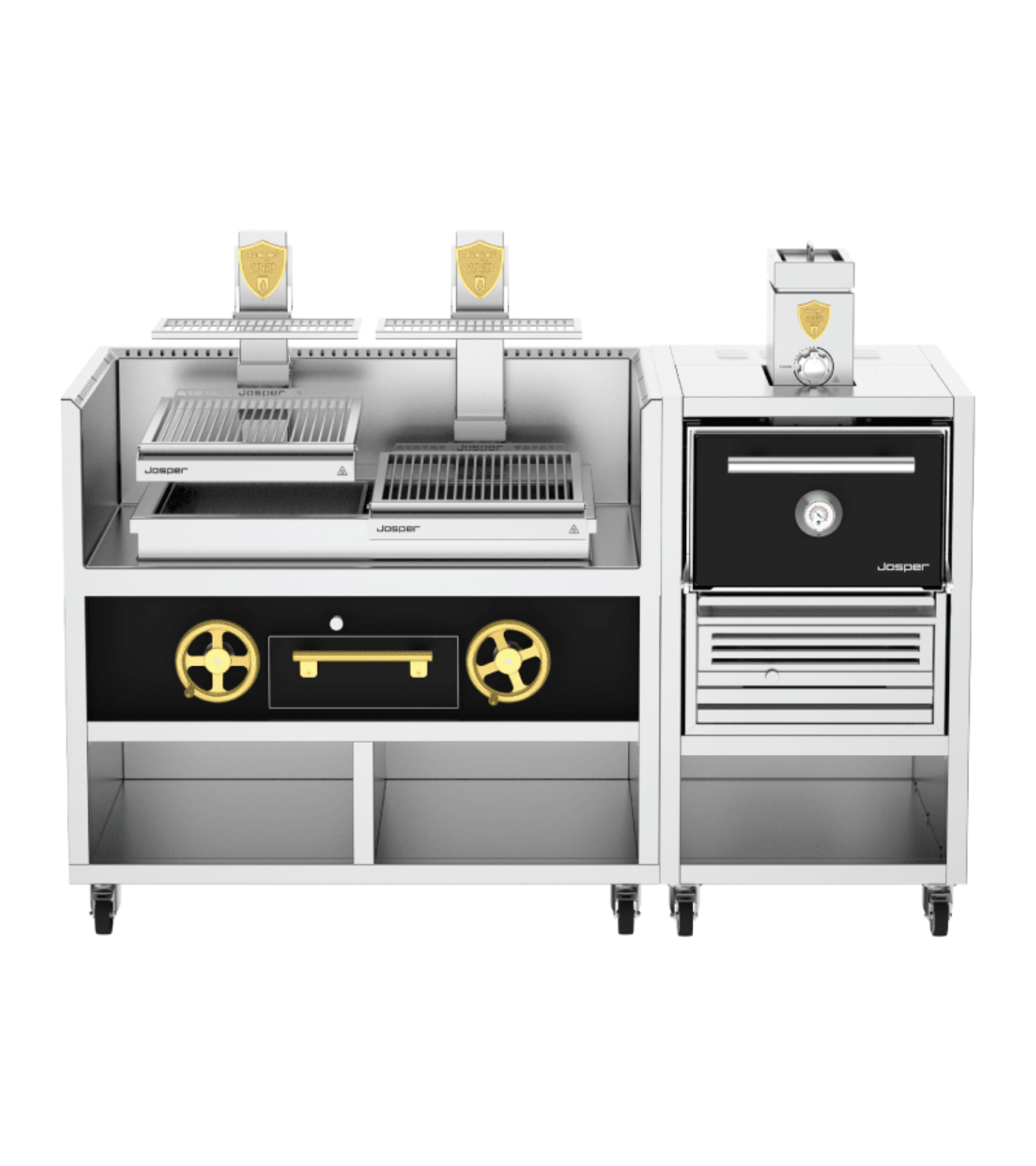 Picture of Josper CVJ-050-2-PRO-S80 Combo Oven with Griller - CVJ-050-2-PRO-S80