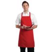 Picture of Chef Works Bib Apron Red - B196