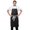 Picture of Southside Bib Apron Denim Black - B981