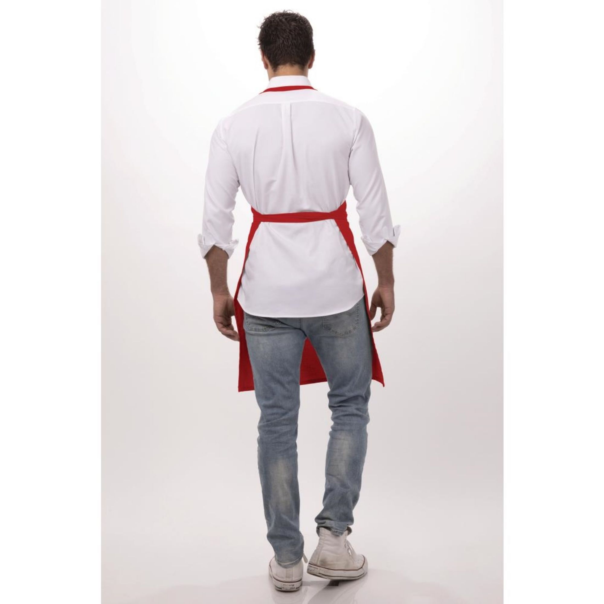 Picture of Chef Works Bib Apron Red