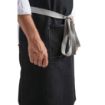 Picture of Southside Bib Apron Denim Black - B981