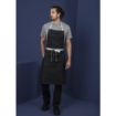 Picture of Southside Bib Apron Denim Black - B981