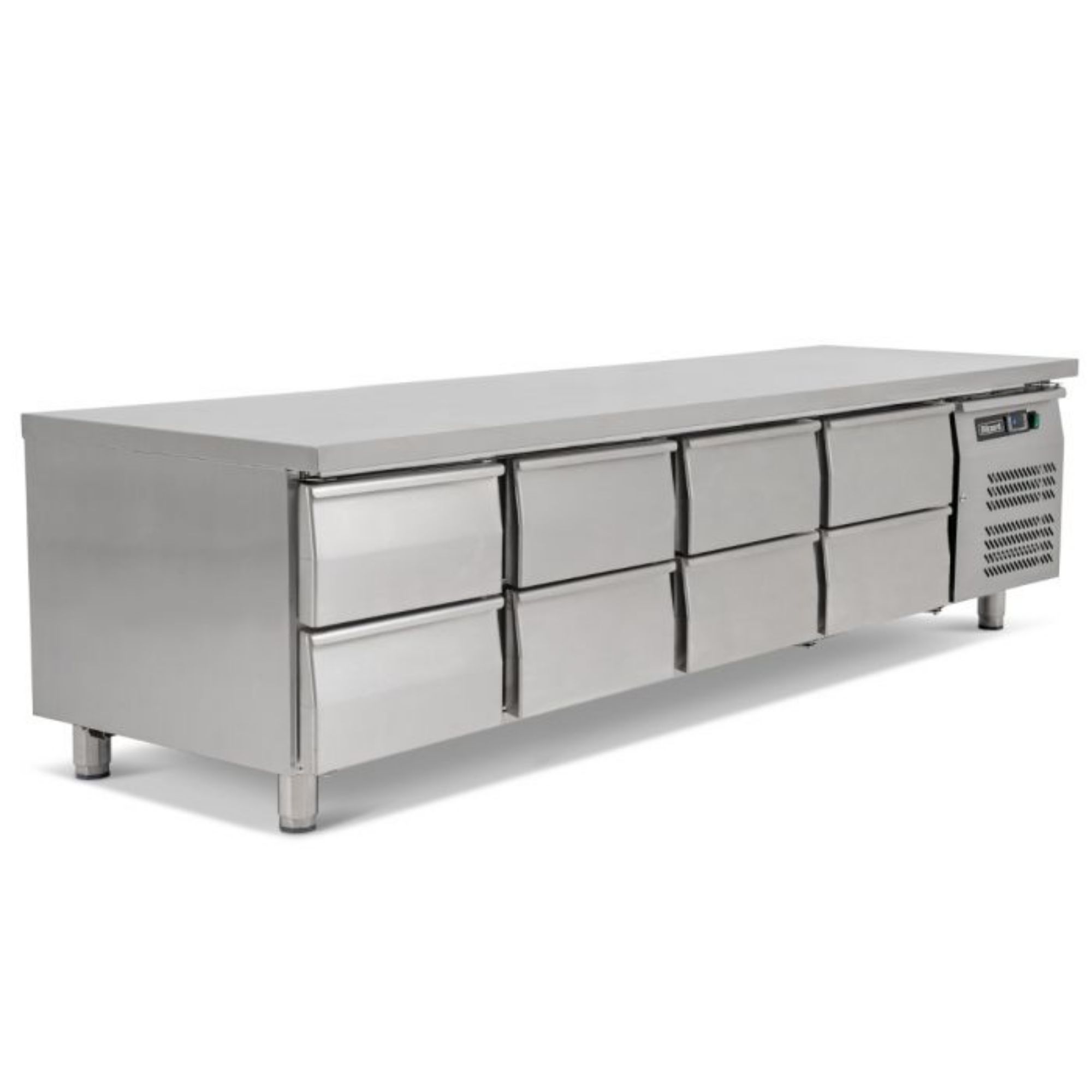 Picture of BLIZZARD 8 Drawer Low Height 650mm Snack Counter 420L - SNC4-DRW