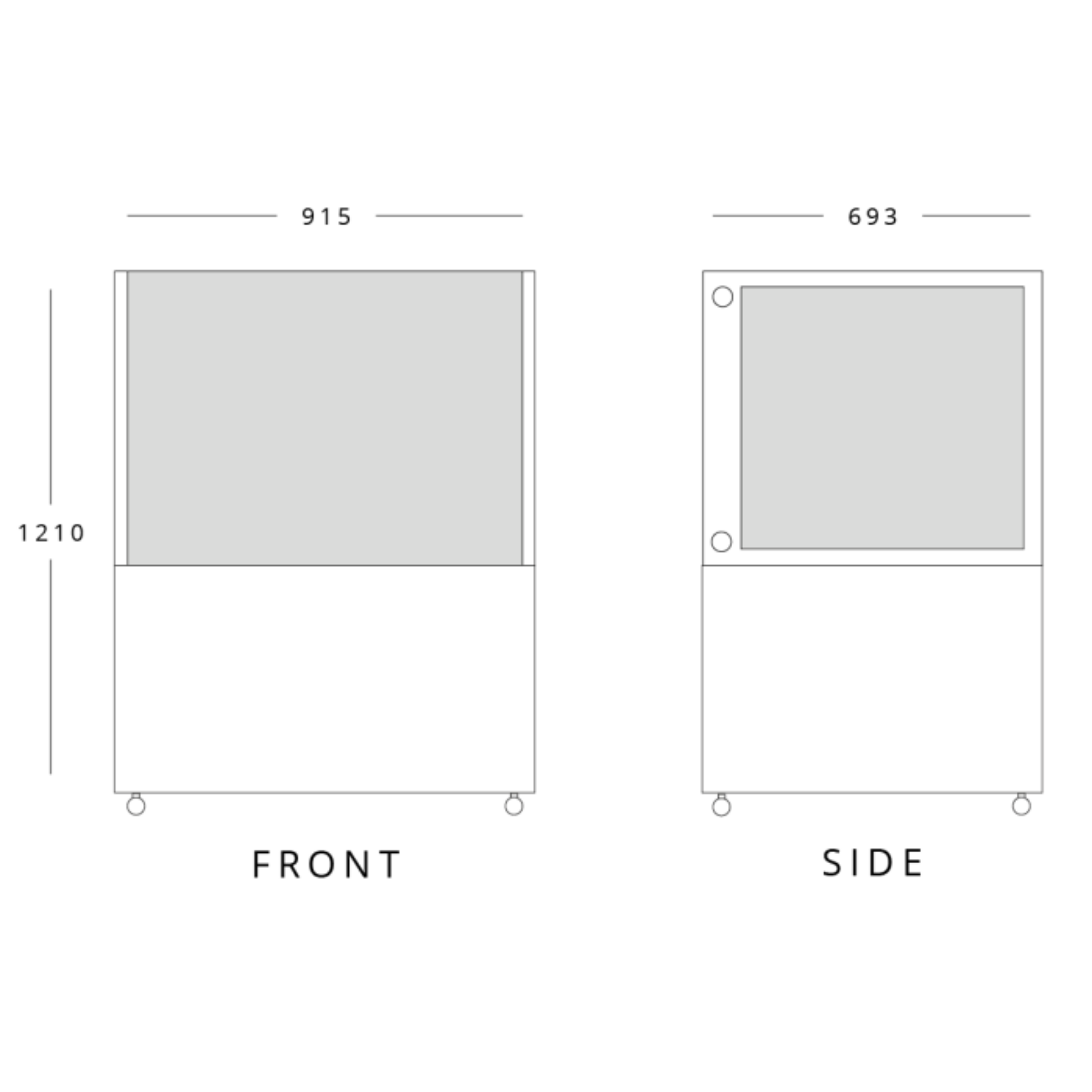 Picture of BLIZZARD Mobile Display Merchandiser 915mm Wide