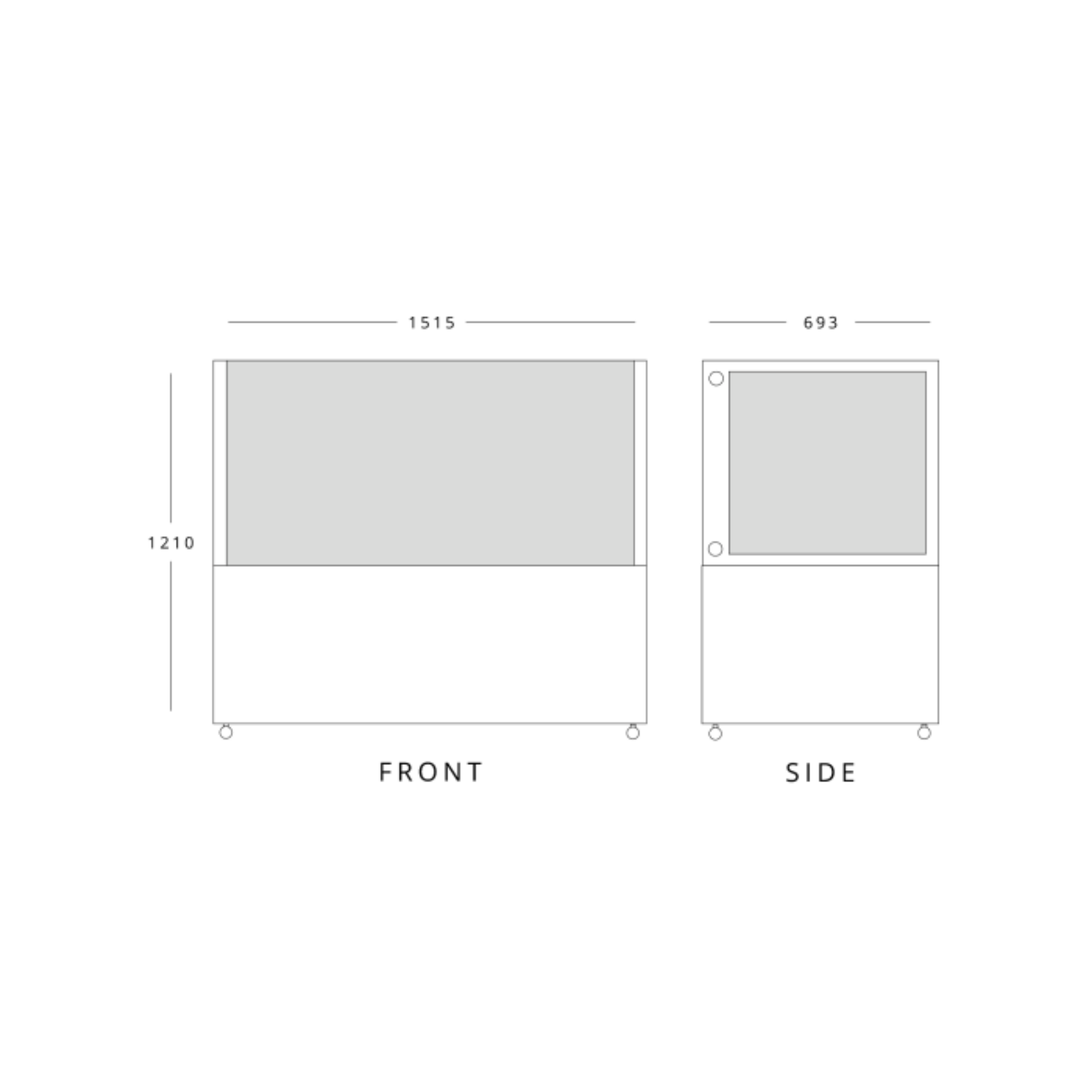 Picture of BLIZZARD Mobile Display Merchandiser 1515mm Wide